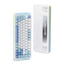 国家补贴：迈从 X75 V2 75键 三模机械键盘 海韵蓝 风信子轴 RGB