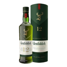 格兰菲迪（Glenfiddich）12年 苏格兰 单一麦芽 威士忌 700ml 礼盒装 进口洋酒