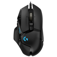罗技（G） G502 HERO主宰者游戏鼠标电竞鼠标有线RGB机械配重竞技FPS吃鸡宏cf送男友男生礼物 G502HERO