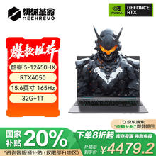 机械革命 极光15 15.6寸笔记本电脑 （i5-12450HX 、32GB、1T B、 RTX4050）
