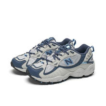 new balance 女款703系列WL703CLB复古休闲鞋老爹鞋 米色/雾霾蓝 WL703CLB 36