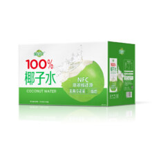 优百汁NFC100%椰子水整箱250ml10盒天然0添加