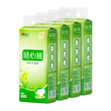 PLUS会员：心相印 茶语精选 悬挂式抽纸 4层320抽4提