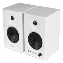 漫步者 MR4 有源监听2.0音箱 HIFI音质 多媒体电脑电视音响 桌面音响 白色