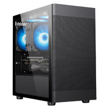 先马 易大师S1豪华版 RGB M-ATX机箱 半侧透 黑色