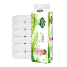 雨森（YUSEN）妇婴木浆无芯卷纸 6层加厚12卷 700g