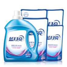 再降价、小程序：蓝月亮 深层洁净洗衣液 薰衣草香 3kg瓶+1kg*3袋+500g袋  共13斤