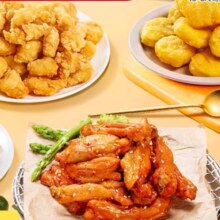凤祥食品 炸鸡半成品 1540g 黄金鸡块+鸡米花+小酥肉+嫩汁鸡
