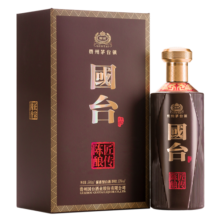 国台 匠传陈酿酒 酱香型白酒 53度 500ml单瓶礼盒装 茅台镇纯粮食酱酒