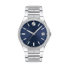 摩凡陀（Movado）瑞士手表撼动SE系列腕表石英钢带男表41mm ETA-F07.115 0607513