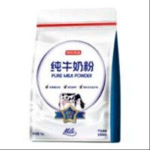 PLUS会员：京东京造 纯牛奶粉 1kg*2件