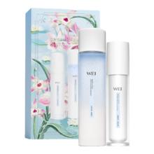 蔚蓝之美 Wei Beauty 沁莲晶莹润泽礼盒 微晶水+强韧乳液 补水保湿修护送