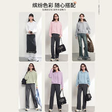 限移动端、京东百亿补贴：MJ STYLE 牛奶丝连帽卫衣女2025春季短款宽松显瘦小个子百搭外套上衣