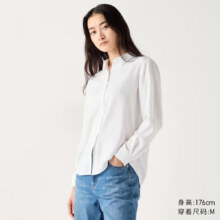 38节：优衣库 女装花式衬衫长袖衬衣