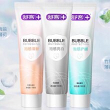 88VIP、需福袋：舒客 牙膏 180g*4支 多款可选（赠冰箱贴）