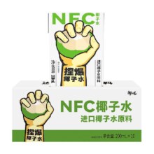 哪吒100%NFC椰子汁水200ml×10盒