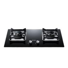 海尔 Haier 燃气灶天然气 嵌入式台嵌两用家用双灶具 5.2kw纯蓝焰猛火 64%高热效 可调节换新Q2BE6