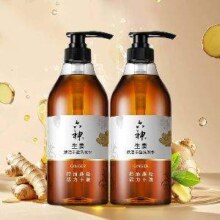 六神 生姜健发蓬松控油洗发水720mL*2瓶