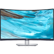 戴尔（DELL）31.5英寸 4K显示器 曲面 内置音箱 FreeSync 低蓝光 支持壁挂 1800R 电脑显示屏 S3221QS