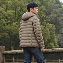 坦博尔 轻薄羽绒服外套TF236209 深咖色