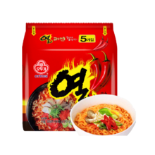 不倒翁 OTTOGI 韩国进口 热辣拉面120g*5袋*3件+凑单