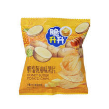 脆升升薄脆薯片约16g*12包蜂蜜黄油味脆生生薯片香脆薯片柠檬味