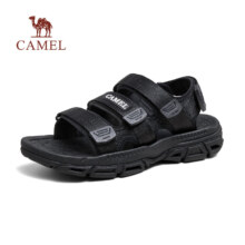 骆驼（CAMEL）男鞋 2025夏季新款户外溯溪凉鞋软韧回弹时尚休闲沙滩鞋 G14M162652 黑色 40