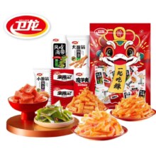 plus会员：卫龙 零食大礼包 360g*2袋 辣条/魔芋爽/海带/亲嘴烧