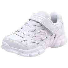 Skechers斯凯奇儿童小白鞋男女童复古老爹鞋子学生黑色休闲运动鞋