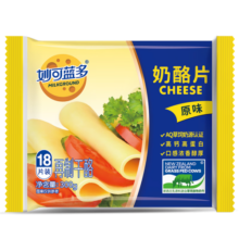 妙可蓝多芝士片300g/18片装 奶酪片 甄选优质奶源三明治营养早餐 烘焙优选