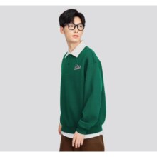 需首购：斯凯奇 翻领长袖运动POLO衫男
