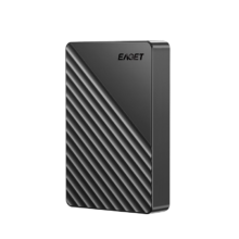 PLUS会员：忆捷（EAGET）移动硬盘 1TB 双盘备份 USB3.0 G28PRO 2.5英寸 黑色