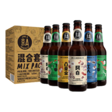 京A国产精酿啤酒组合装330ml*6瓶混合装整箱装