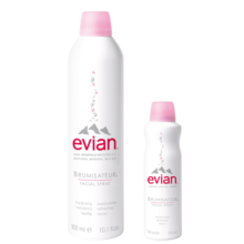 依云（evian）矿泉水喷雾（300ml+50ml）补水保湿爽肤水套装