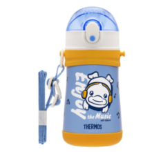 THERMOS 膳魔师 儿童316l不锈钢保温杯 小黄鸭 320ml（带杯绳）