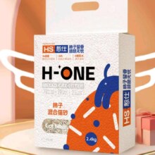 plus，需凑单：憨仕 混合猫砂柿子猫砂 2.4kg*2包*6件