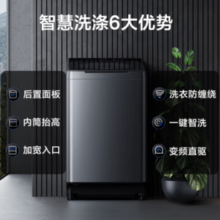 Panasonic松下  XQB100-UAJUD 变频波轮洗衣机 10kg 银色