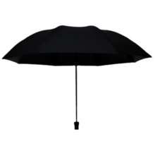 38节、plus:惠寻反向手动伞晴雨伞黑胶防晒伞防水8骨晴雨两用抗风伞骨