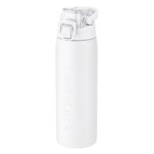 乐扣乐扣（LOCK&LOCK）人鱼线保温杯女男大容量不锈钢运动水杯子720ML 白色 720ml115元