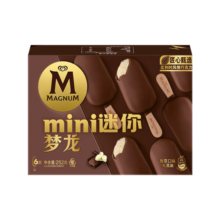 梦龙【王嘉尔推荐】和路雪 迷你梦龙 香草口味冰淇淋 42g*6支