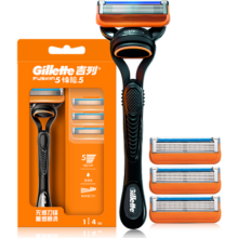 京东百亿补贴：Gillette 吉列 锋隐 基础款 剃须刀 5层刀片 1刀架+4刀头 礼盒装