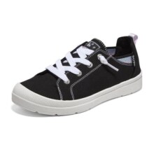 Skechers斯凯奇夏季一脚蹬轻软帆布鞋高回弹休闲鞋板鞋小白鞋女鞋