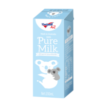 纽仕兰 A2β-酪蛋白高钙牛奶200ml*12盒专注儿童学生成长蓝色
