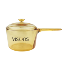 康宁（VISIONS）1.6L单柄奶锅汤锅宝宝辅食锅 无涂层耐热玻璃锅炖锅煮锅 VSP-16锅 16cm