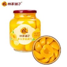 林家铺子 糖水黄桃罐头 1000g
