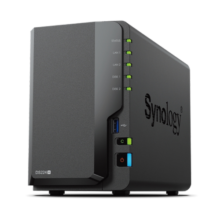 新品Synology群晖DS224+网络存储服务器nas私有云盘2盘位文件共享备份防误删团队办公整机备份raid1