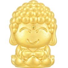 周生生女神节礼物  本命佛阿弥陀佛(生肖猪,狗佩戴)足金串珠93634C定价