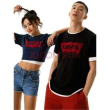 Levi's 李维斯 情侣款Logo印花纯棉短袖T恤