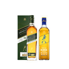 尊尼获加 JOHNNIE WALKER 绿牌+耀澄 威士忌 750ml+700ml
