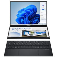 华硕 ASUS 灵耀14 14英寸双屏轻薄本 灰色（Core Ultra9 185H、核芯显卡、32GB、1TB SSD、2.8K、OLED、120Hz）